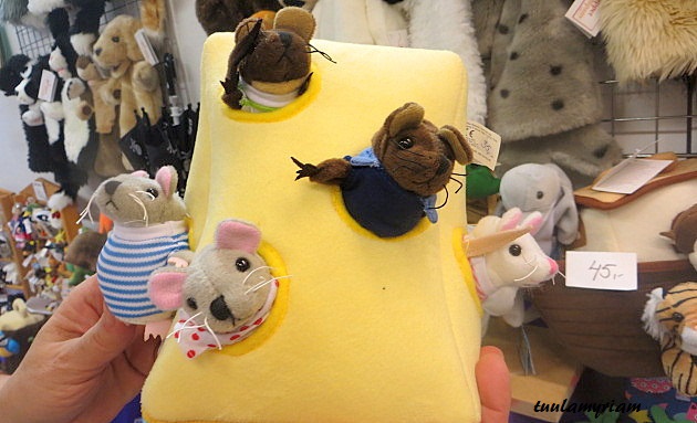 hiirien pesäkolot juustossa